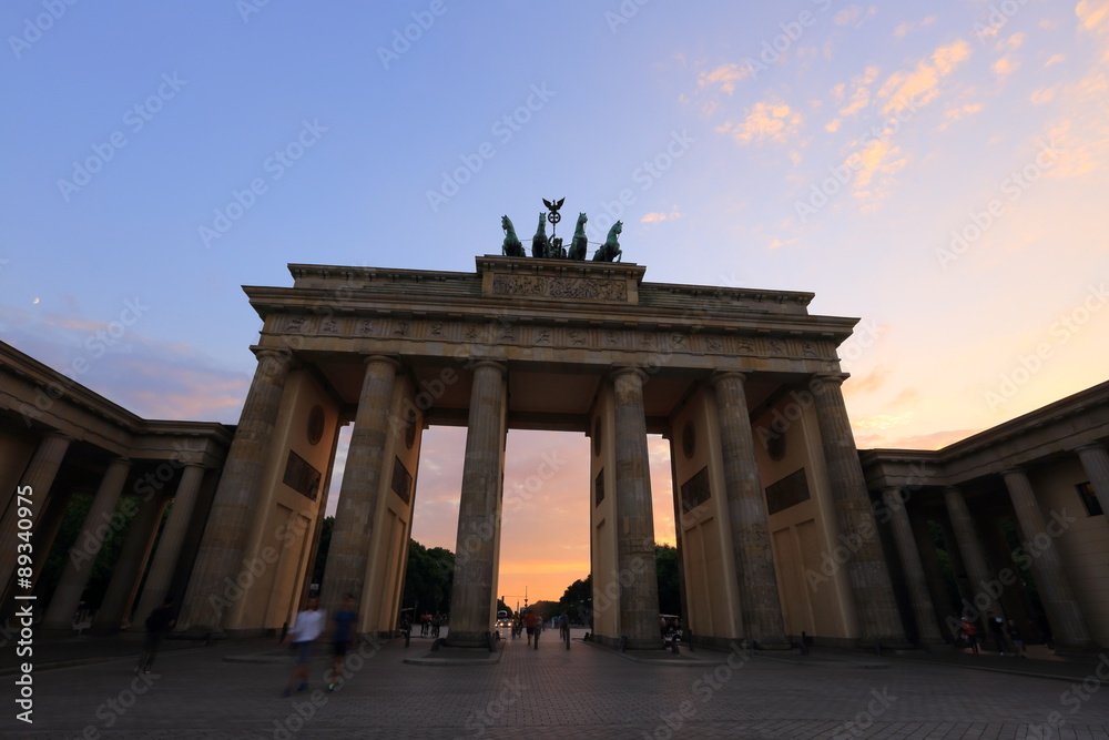 Brandenburg Gate in Berlin - Symbol of Germany. 