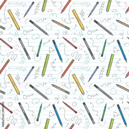 Funny School Pattern