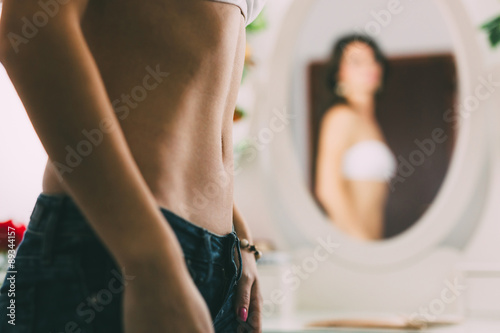 Canvastavla Woman's abs