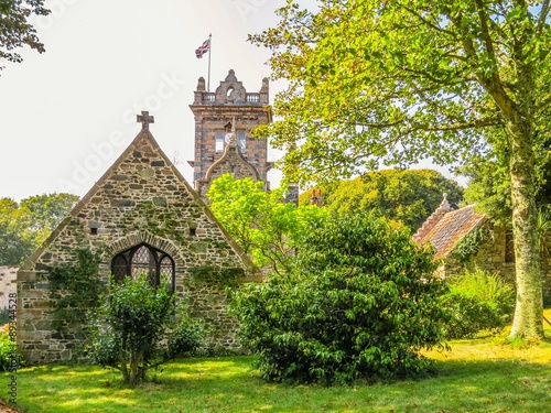 Fotografie One of the most historic buildings in Sark Island, La Seigneurie Gardens