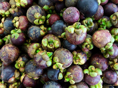 Organic Mangosteen for Background Uses.