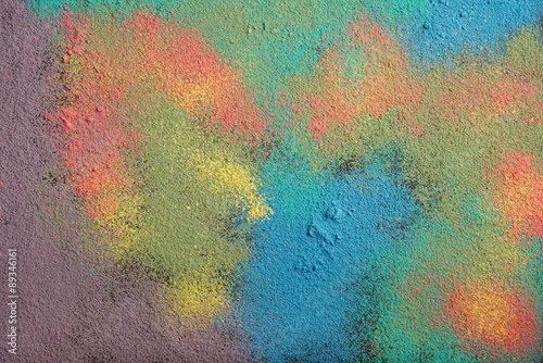 powder of colored chalk texture