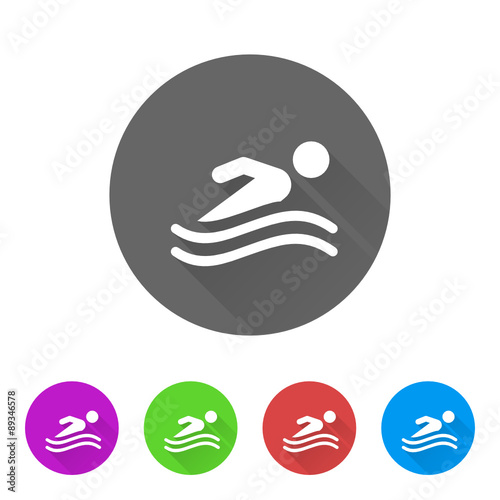 App Icon Long Shadow - 5 Colors