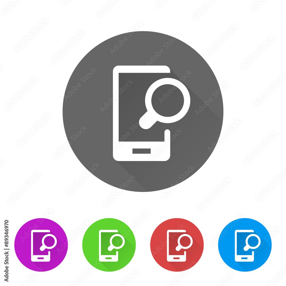 App Icon Long Shadow - 5 Colors App Icon Long Shadow - 5 Colors