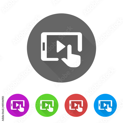 App Icon Long Shadow - 5 Colors