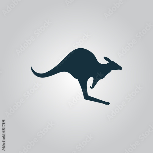 Kangaroo icon vector