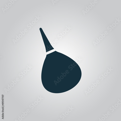 Medical clyster icon.  