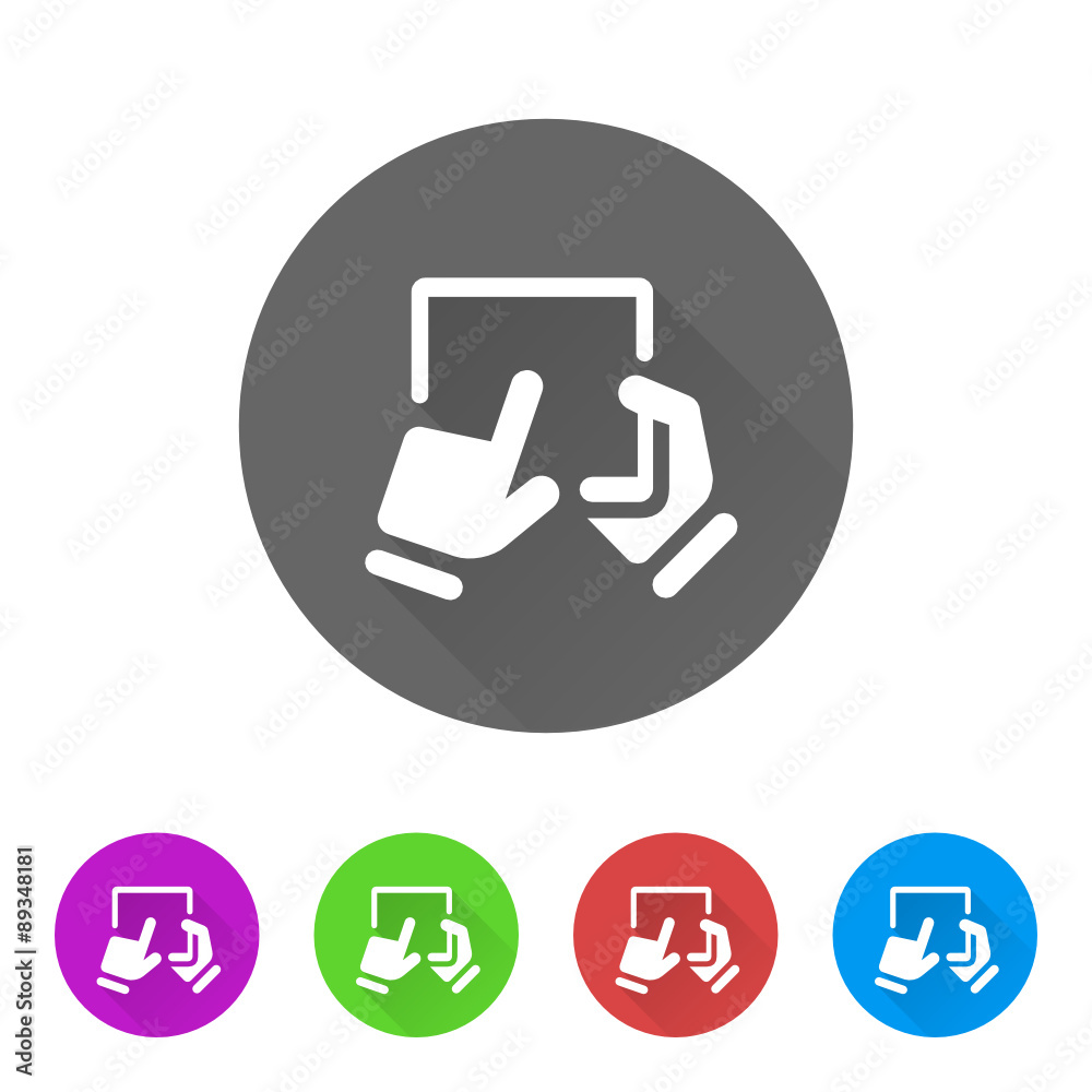 App Icon Long Shadow - 5 Colors App Icon Long Shadow - 5 Colors