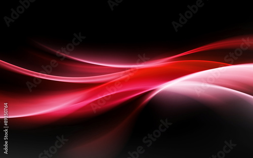 abstract red light waves background