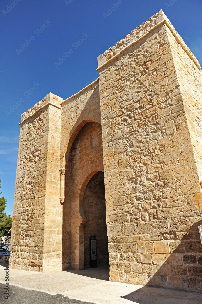 Puerta de Toledo, murallas de Ciudad Real, Castilla la Mancha, España