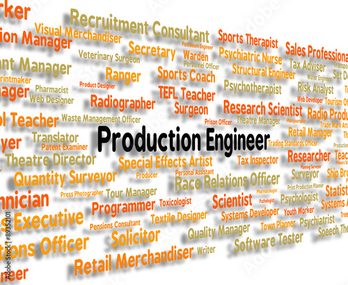 Production Engineer Means Position Hire And Work photo