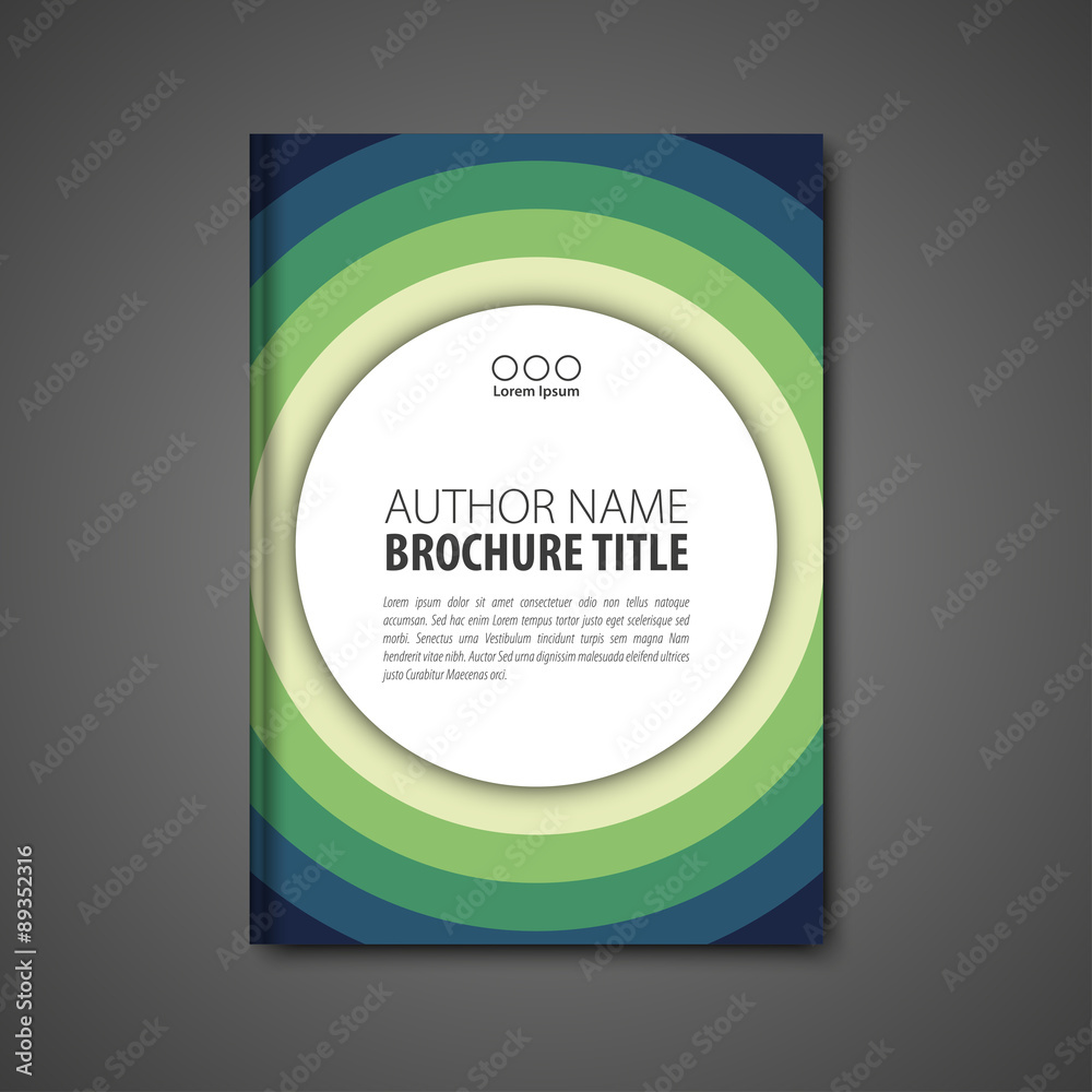 Fototapeta premium Brochure template