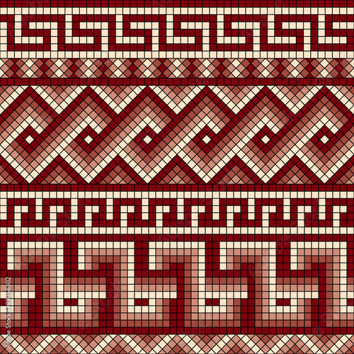 Greek mosaic seamless