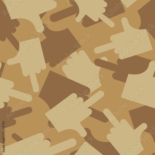 Military texture of  fuck. Camouflage army seamless pattern of f