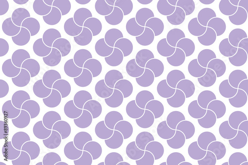 Purple colored shapes on white background seamless pattern