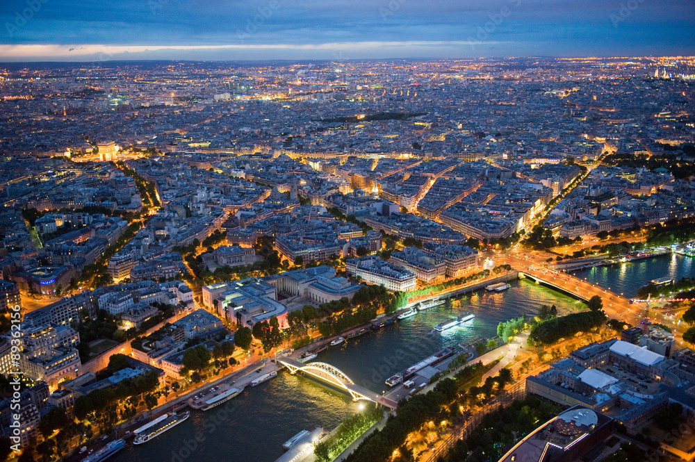 Fototapeta premium View over Paris