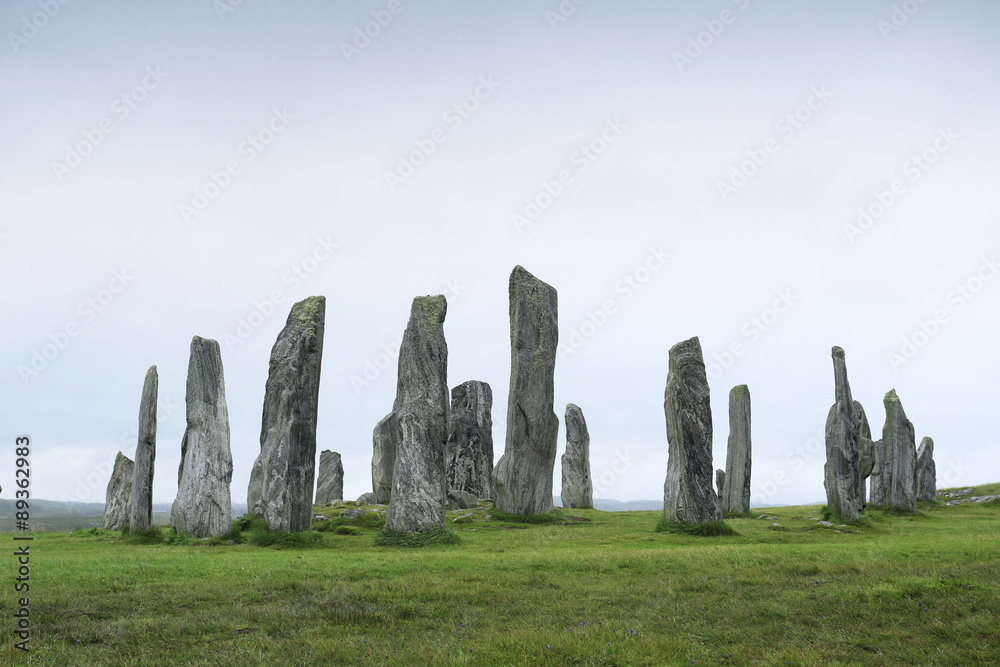 Callanish standing stones. Isle of Lewis. Scotland. United Kingdom.