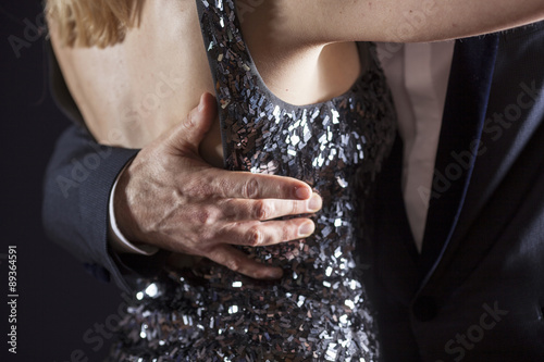 Foto closeup of ballroom dancing