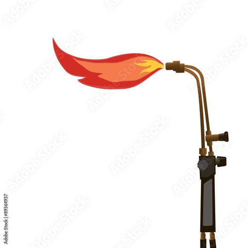 welding tool to cut the melting heat burn