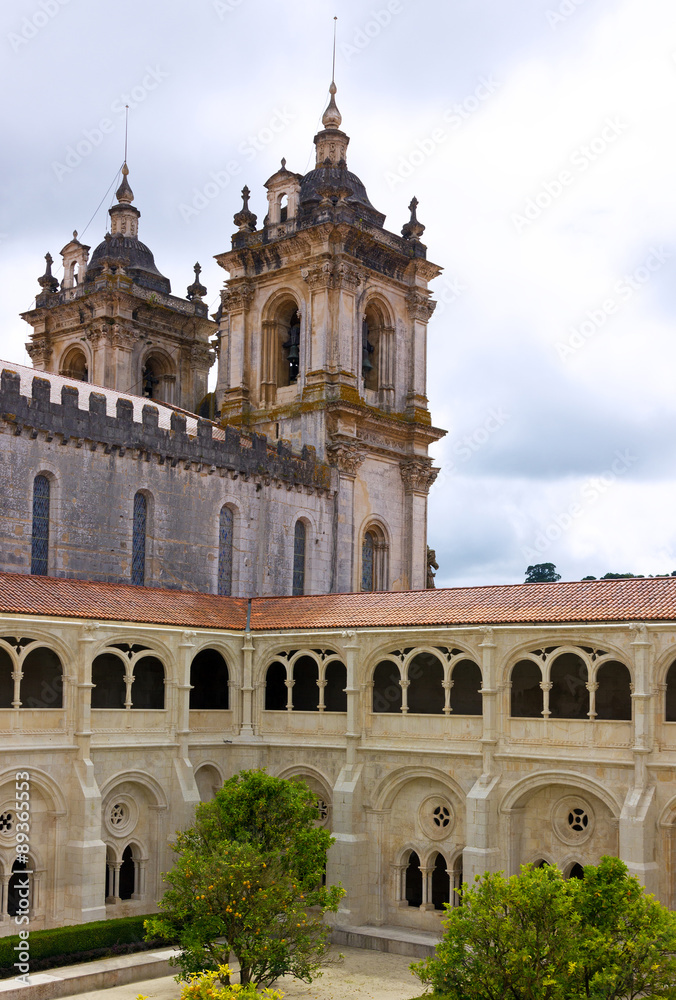 Alcobaca Medieval Roman Catholic Monastery, Portugal