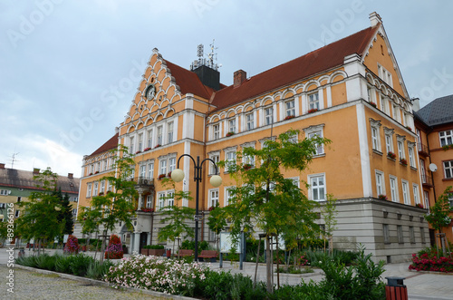 Town hall in the Czech Teschen  Czech Republic  