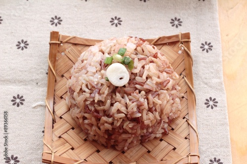 Brown rice is delicious, healthy food