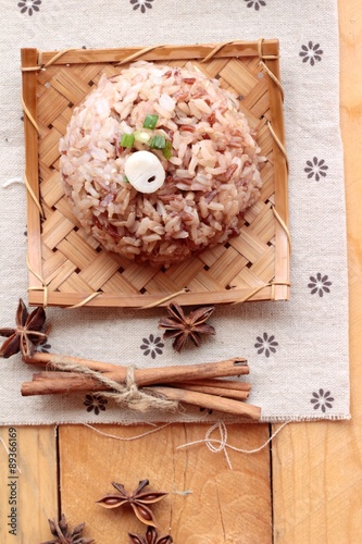 Brown rice is delicious, healthy food
