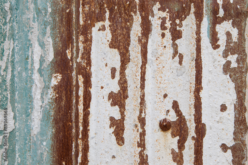 Fototapeta premium Rusty zinc sheet