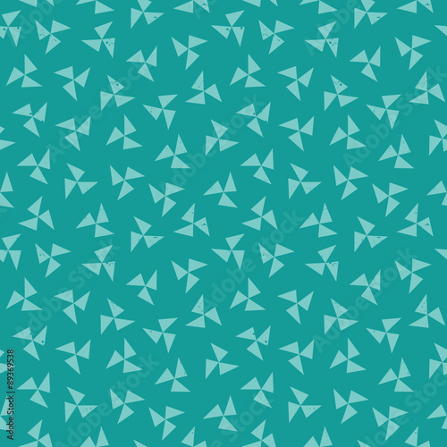 seamless hipster geometric pattern pinwheel jade aqua