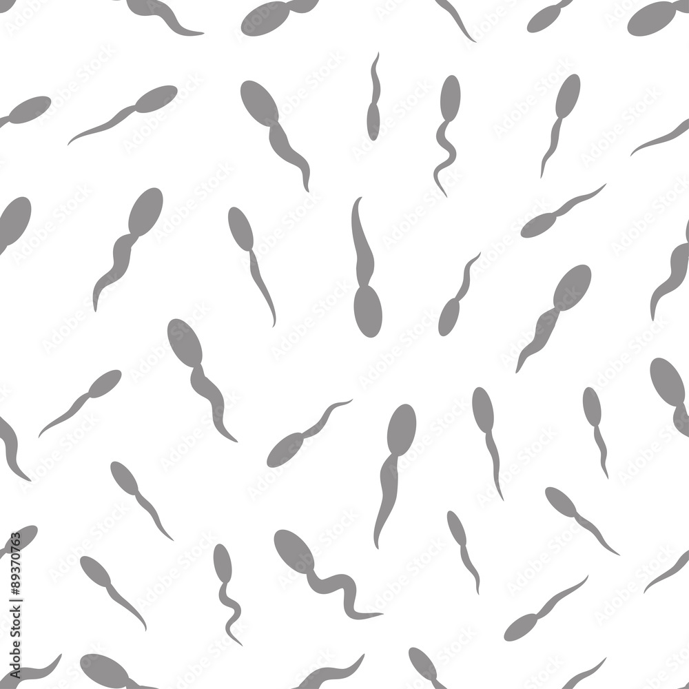 seamless pattern with sperm