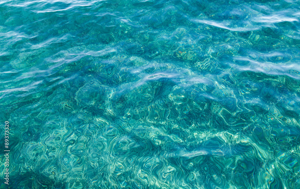 Obraz premium Niebieskie Tło Wody