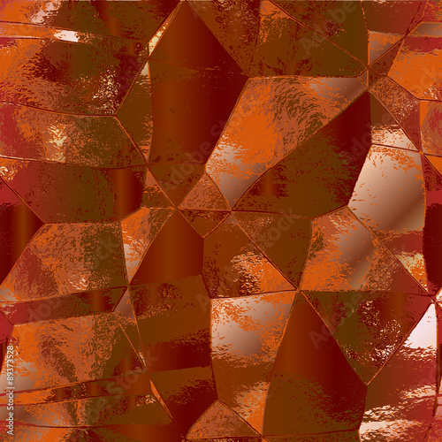 Abstract crumpled rusty background resembling metal foil