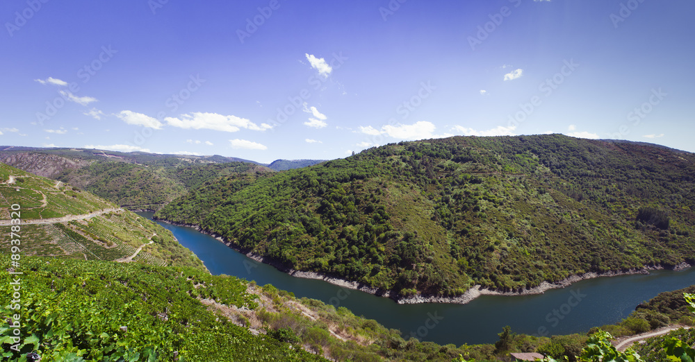 Panorama Sil River Canyon ,Spain 