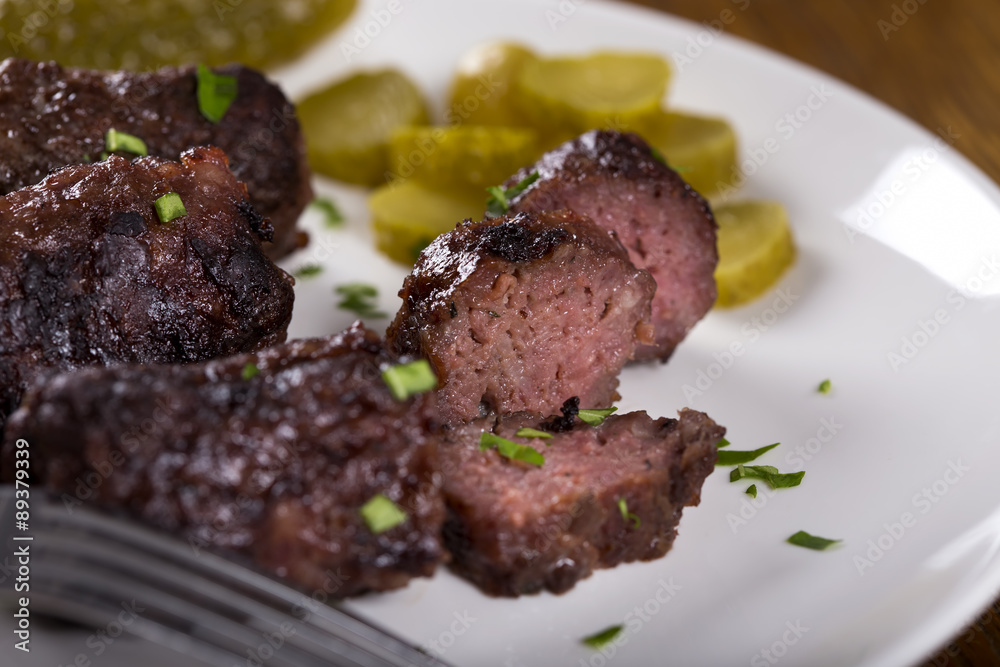 Slices of Traditional food 