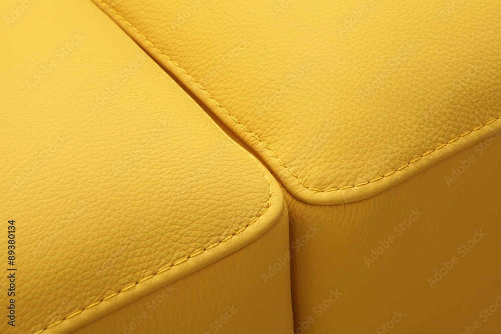 Leather detail - upholstered furniture