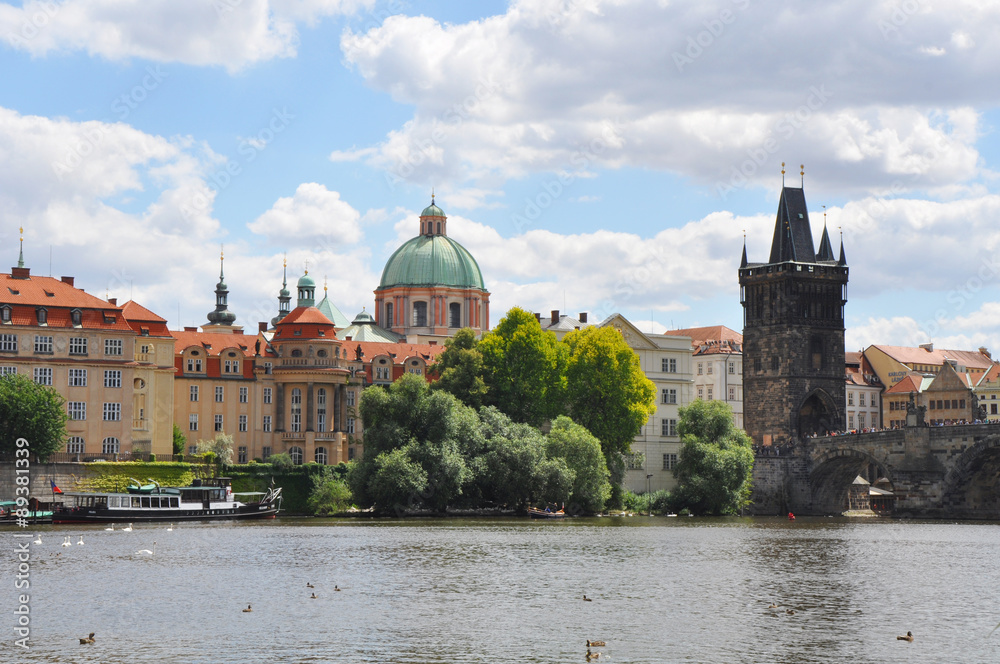 View river in Prague
