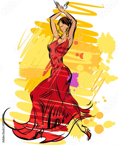 Flamenco dancer