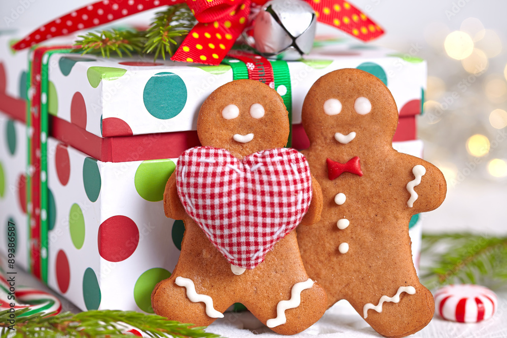 Christmas Decorations with Gingerbread man Christmas Decorations with Gingerbread man
