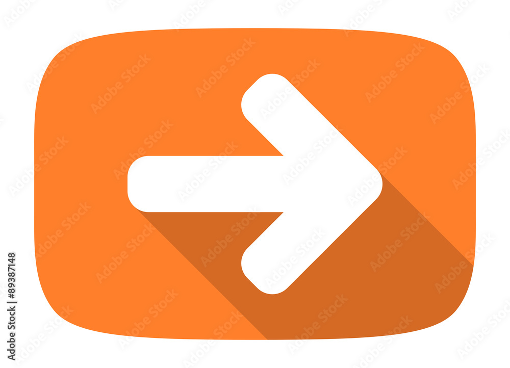 right arrow flat design modern icon right arrow flat design modern icon