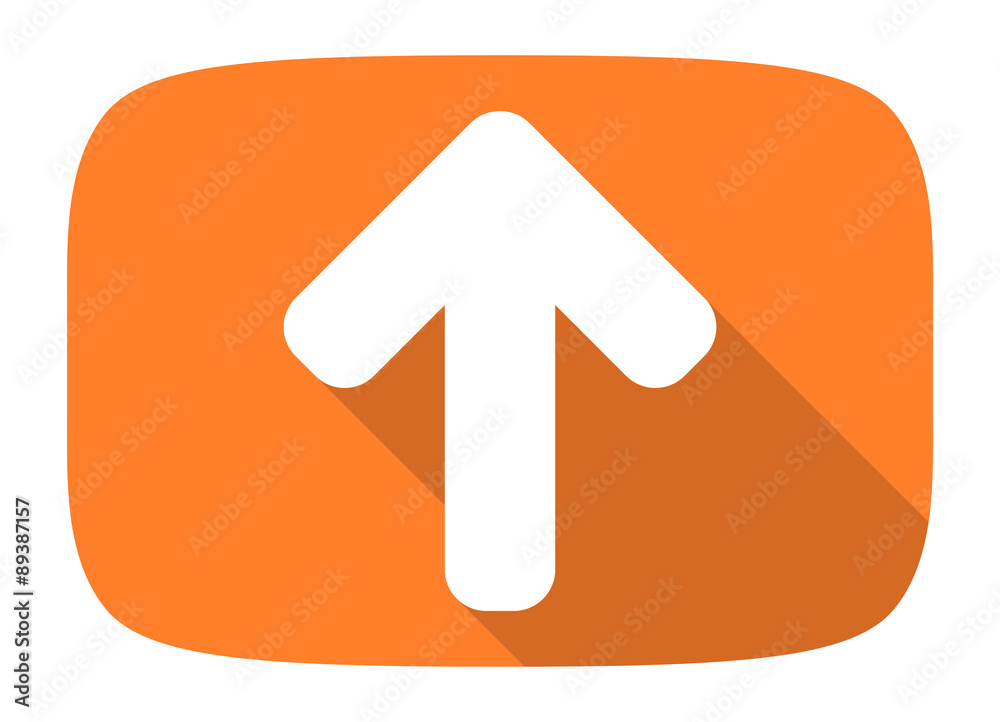 up arrow flat design modern icon up arrow flat design modern icon