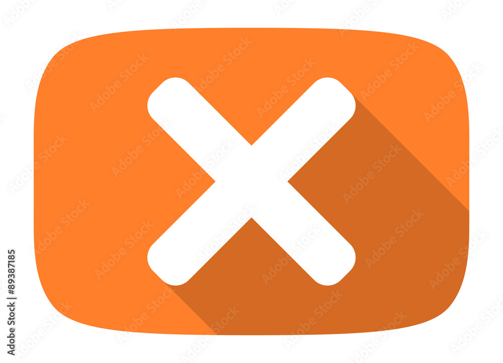 cancel flat design modern icon cancel flat design modern icon