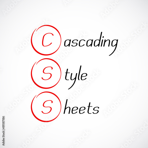 Acronym CSS as Cascading Style Sheets