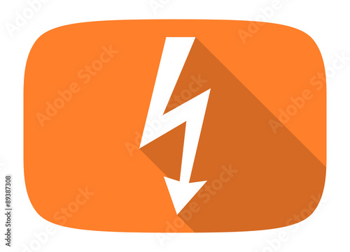 Free Download bolt flat design modern icon - GFXLoad