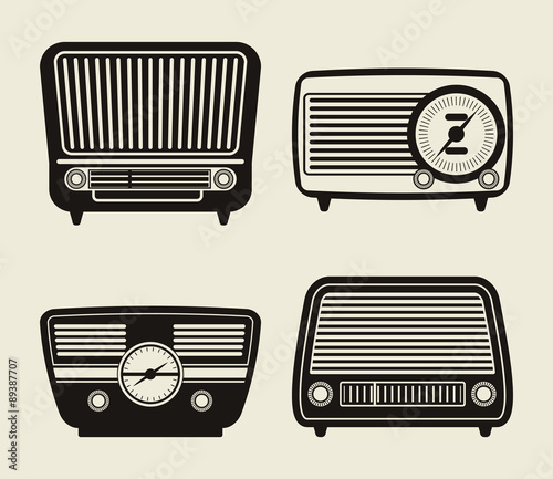 Radio vintage  design.