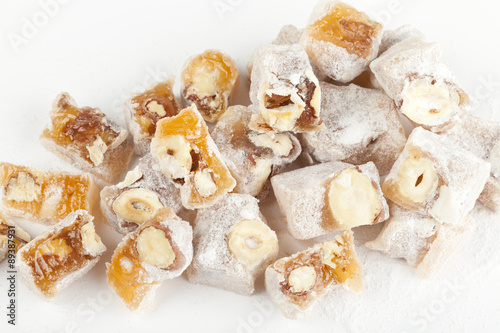 Turkish delight with nuts