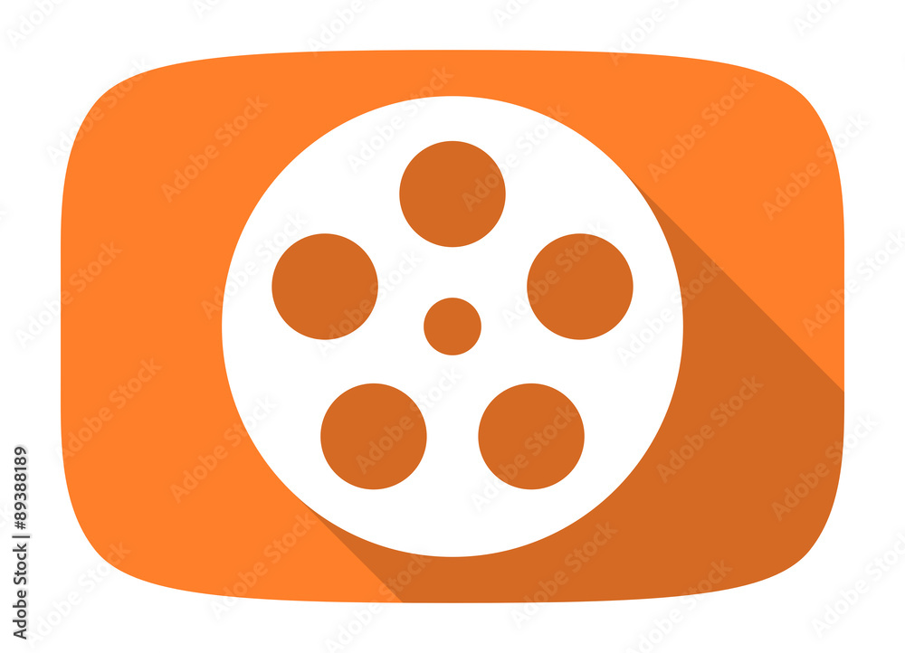 film flat design modern icon film flat design modern icon