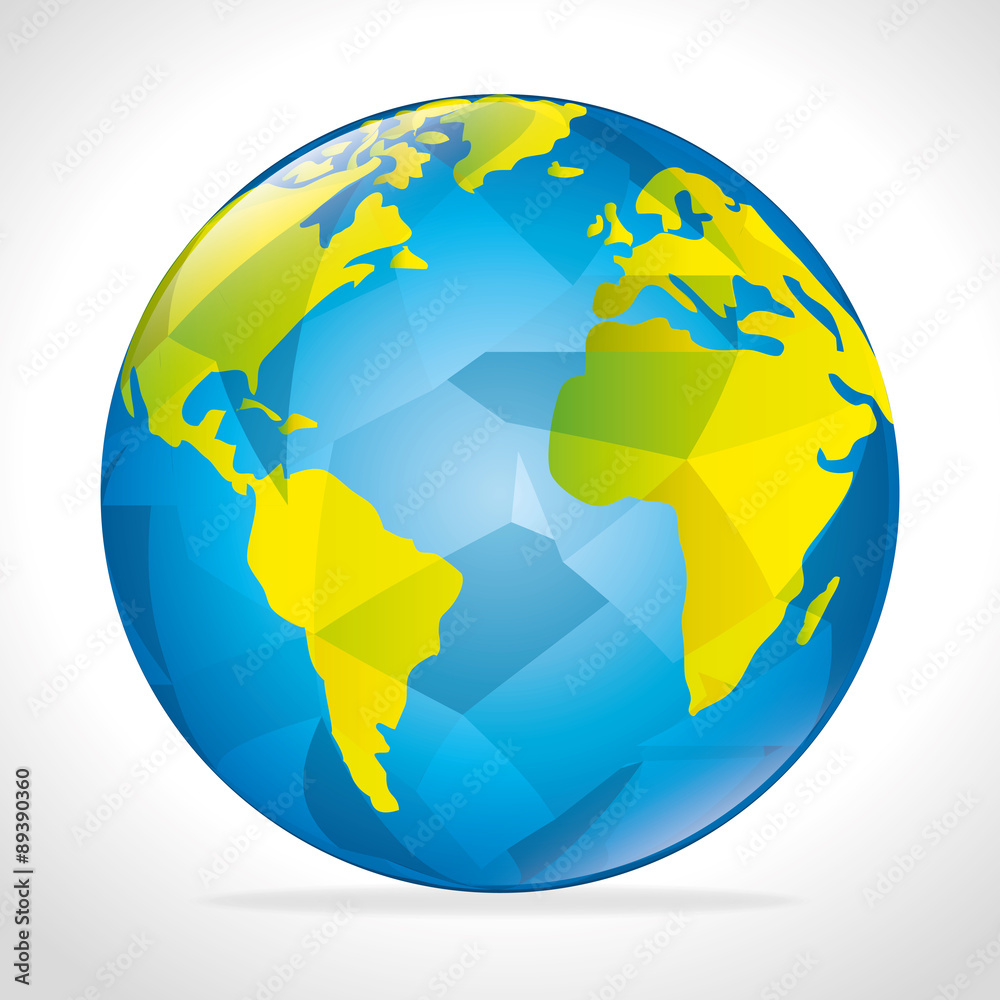 Naklejka premium World earth design.