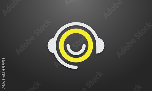 Concept audio jaune