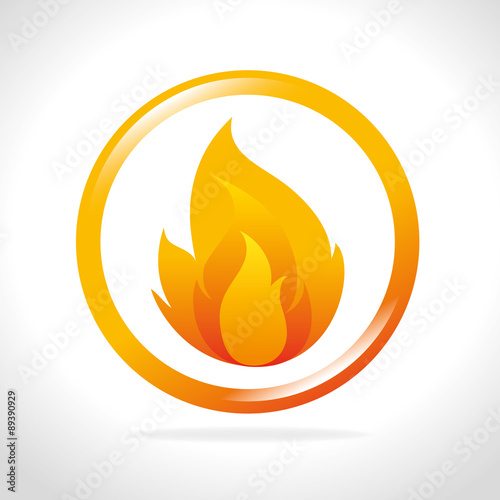 Fire digital design.