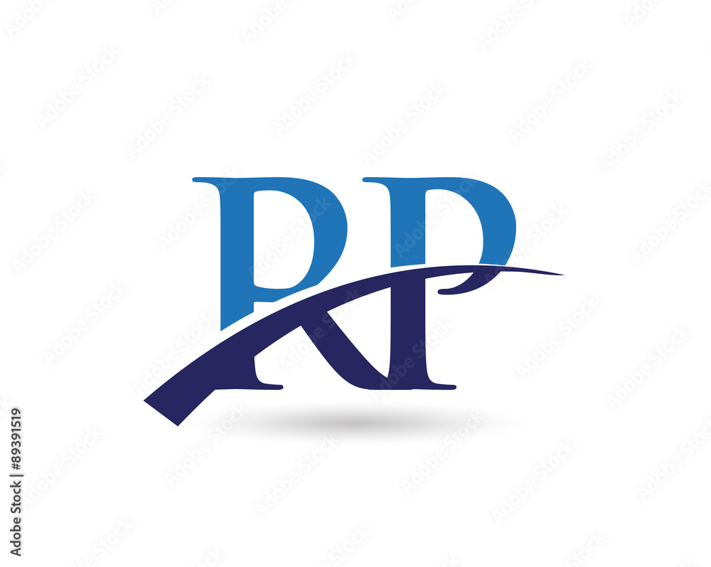 RP Logo Letter Swoosh